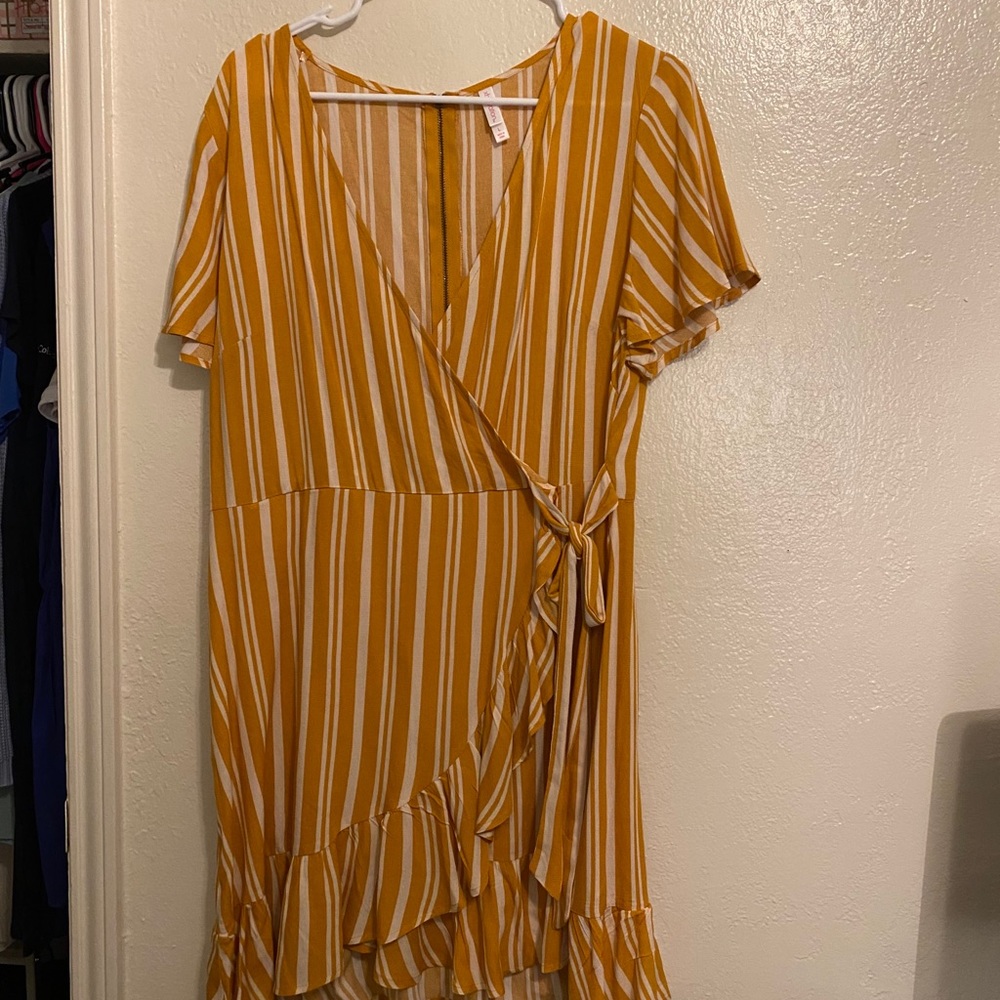 Mustard yellow dress